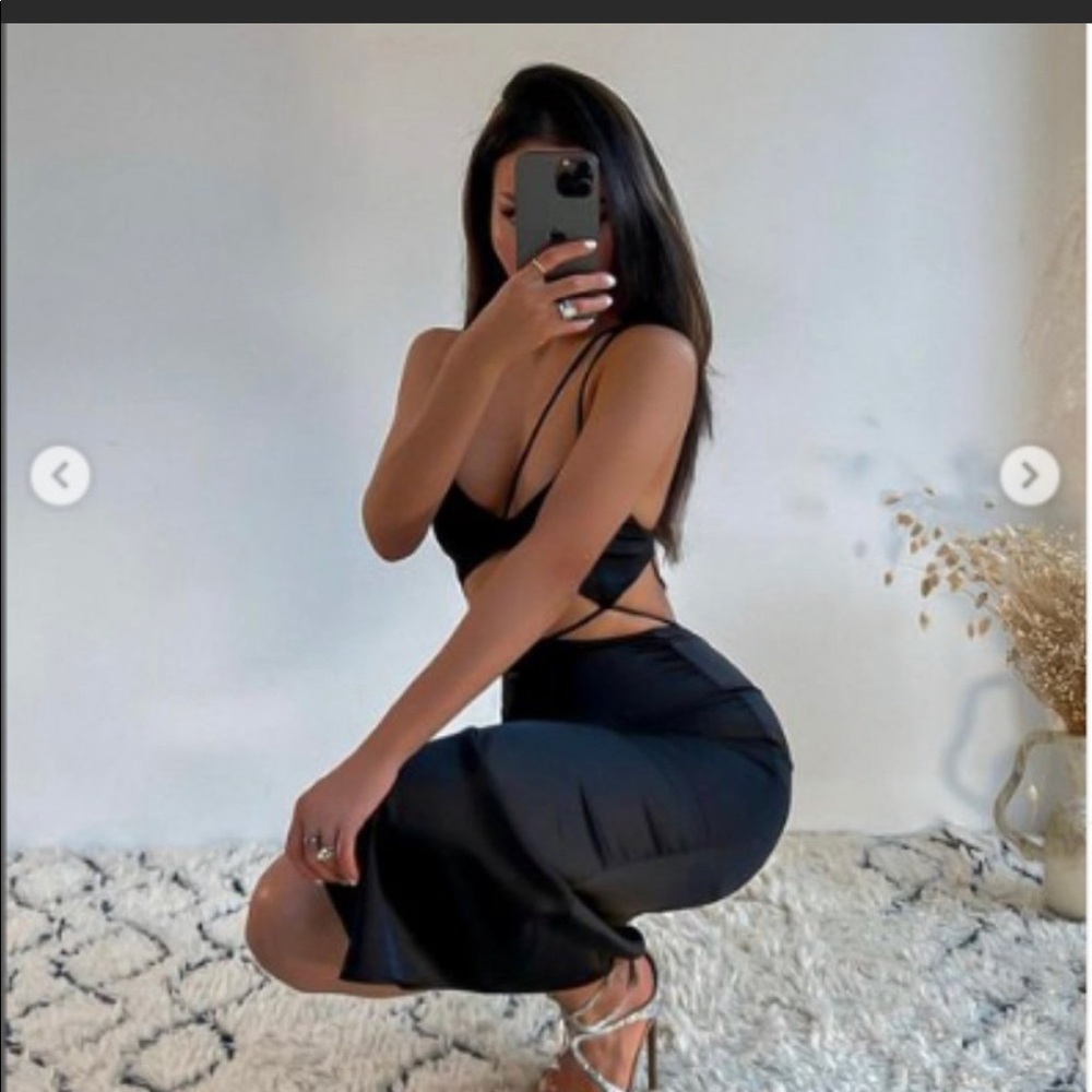 Zara black dress